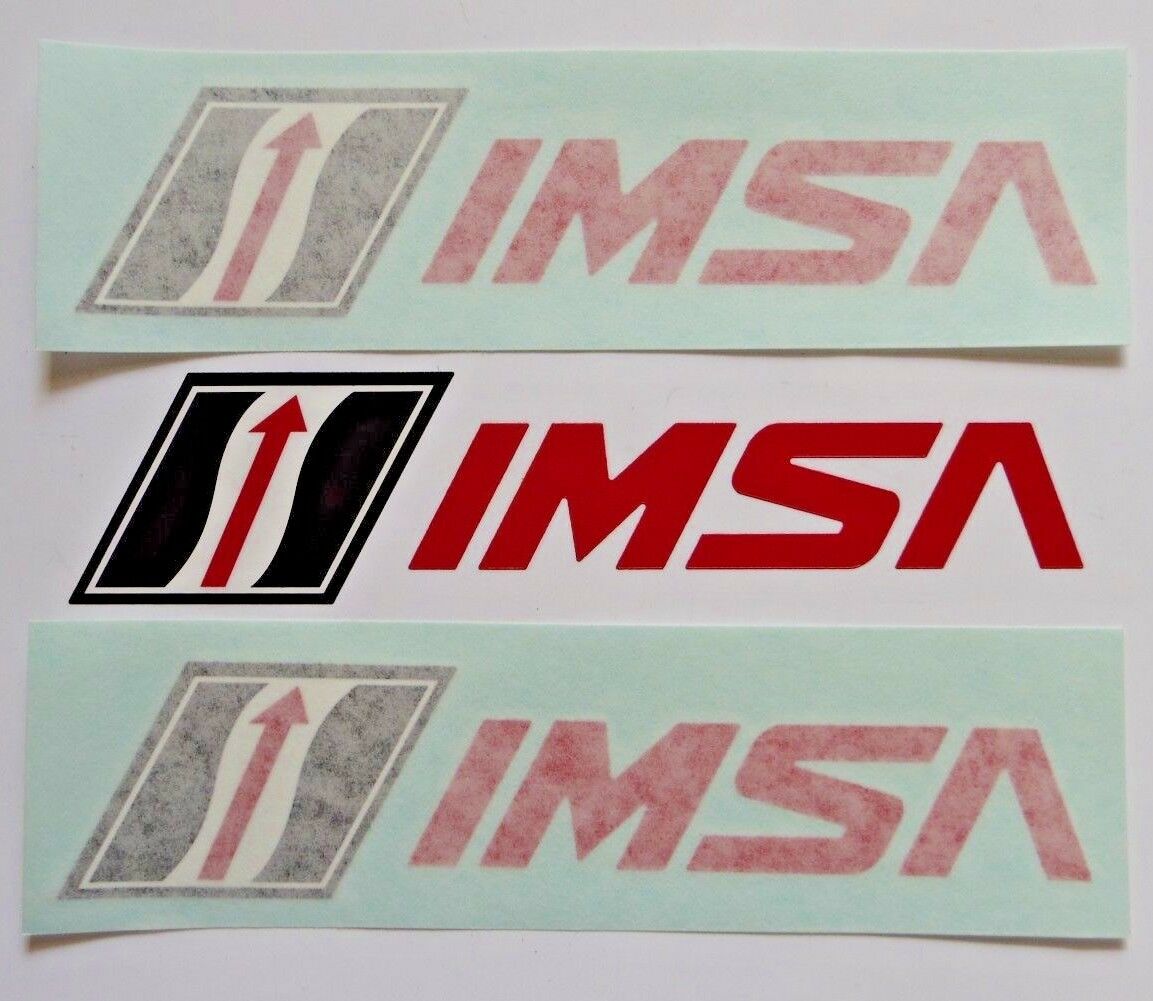 2 Official Imsa Stickers International Motorsports Association Sticker Decal 8"