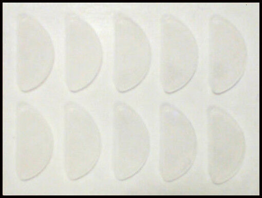 Optical 3m Adhesive Silicone Nose Pads For Eyeglasses - Clear 13mm (1-10 Sheets)